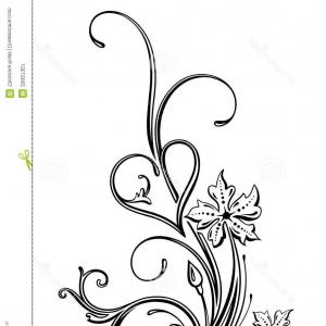 300x300 Heart Filigree On Black Background Vector Soidergi