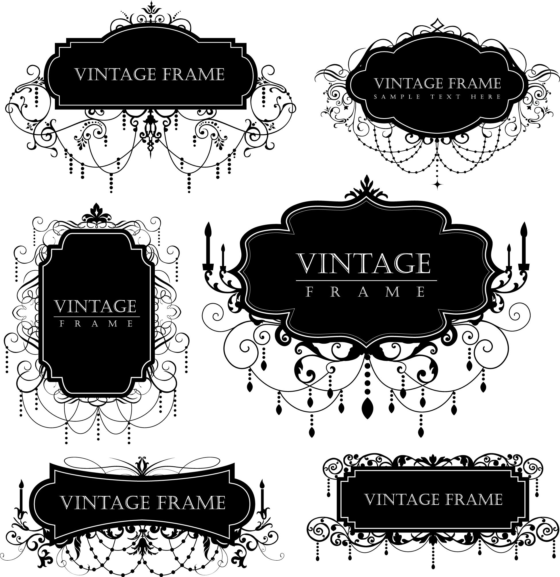 1949x2008 Free Vector European Border Pattern Vector Filigree Acanthus