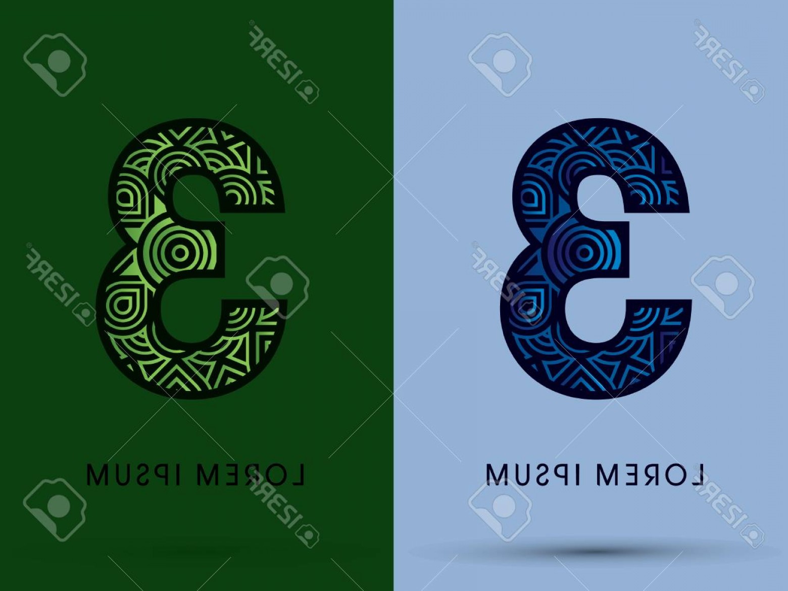 1560x1170 Photostock Vector Number Abstract Font Concept Filigree Floral