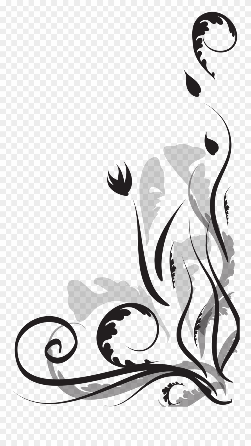 880x1561 Arabesque Vector Filigree Clip Art Freeuse Download