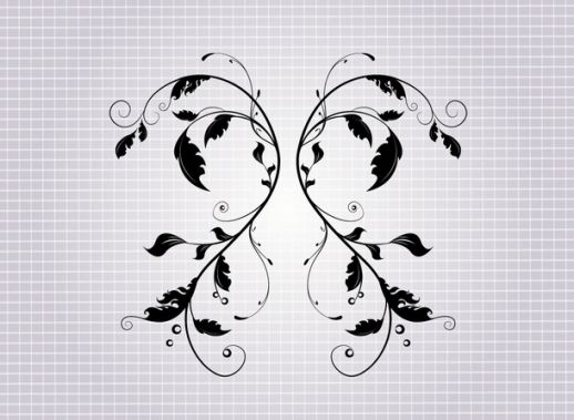 518x379 Free Filigree Vector