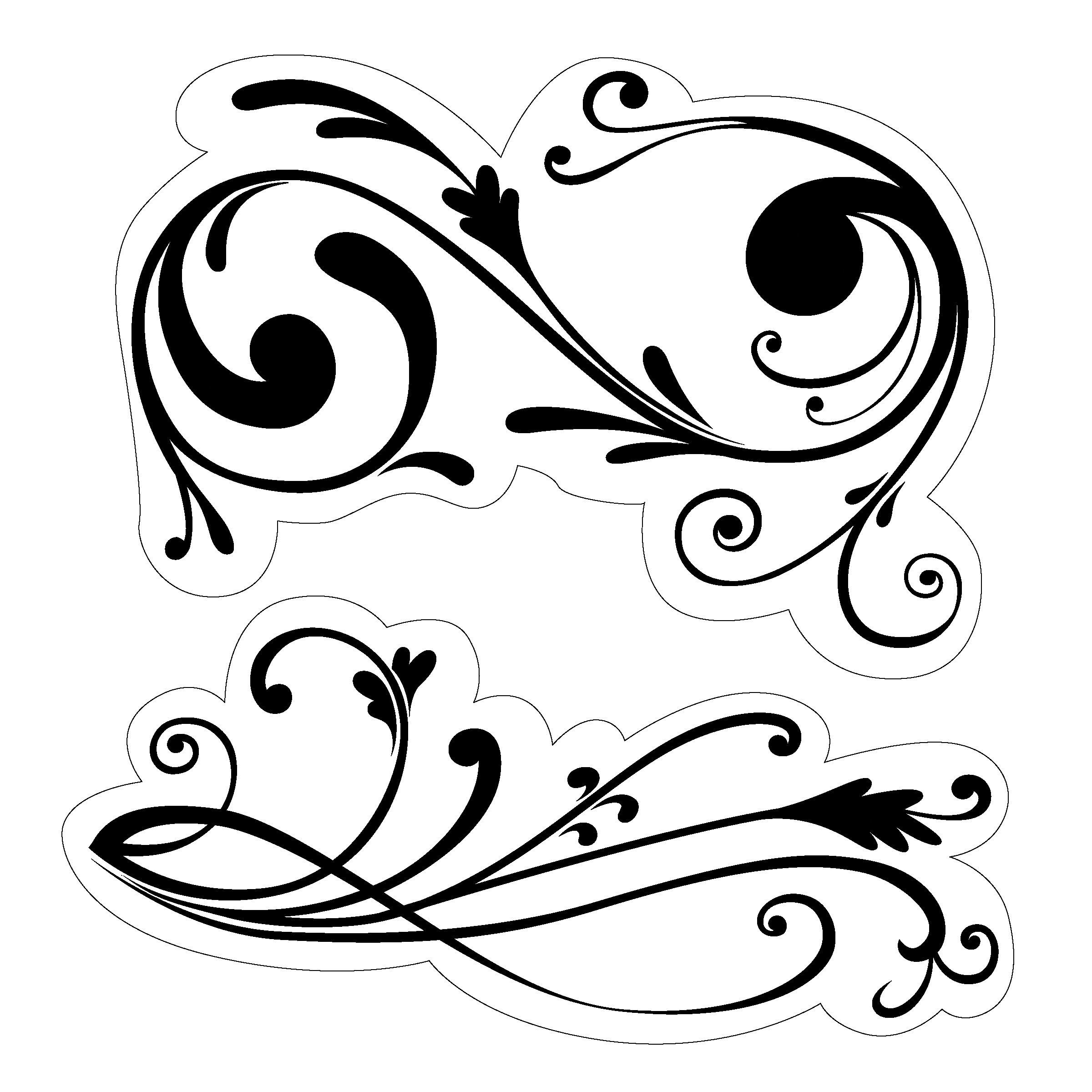 2400x2400 Scrollwork Clipart Filigree For Free Download And Use Images