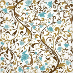236x237 Filigree Vector Design Pattern