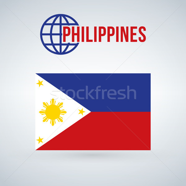 600x600 Philippines Flag Vector Illustration Isolated On Modern Background