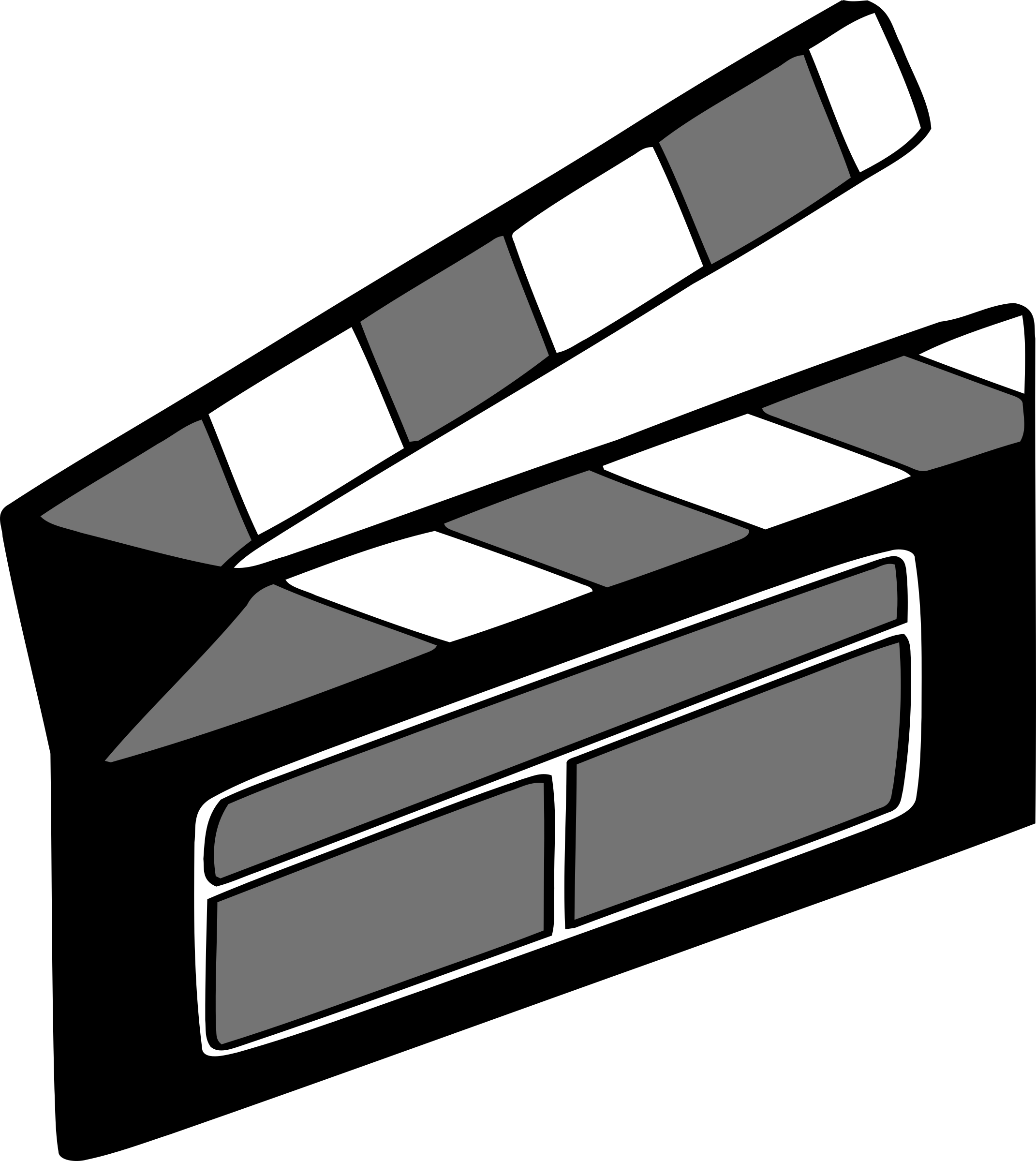 Film Clapper Vector Clipart Image 2142x2400 Film Clapper Vector Clipart Image