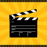 Clapper Board Free Vector Art 200x200 Clapper Board Free Vector Art