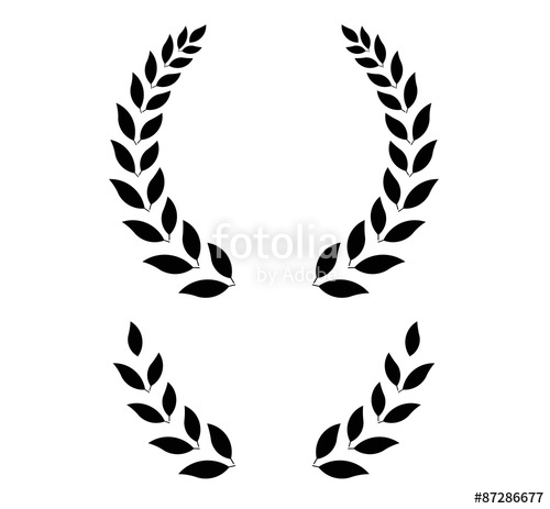 500x463 Green Laurel Wreaths Stock Image And Royalty Free Vector