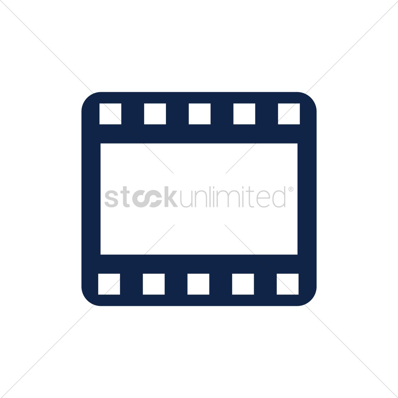 1300x1300 Film Icon Vector Image