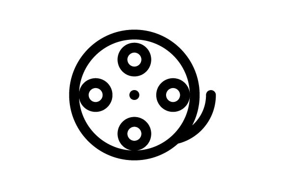 580x386 Film Icon Vector Graphic