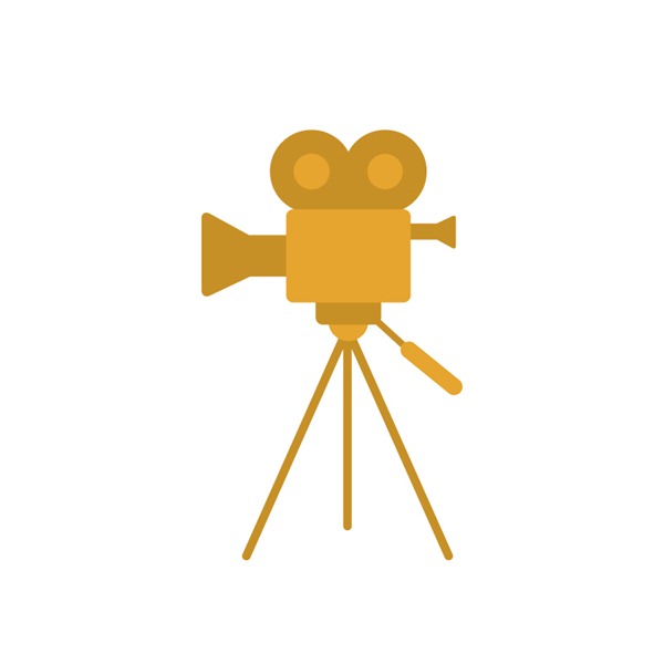600x600 Gold Cinema Projectors Vector Graphics My Free Photoshop World