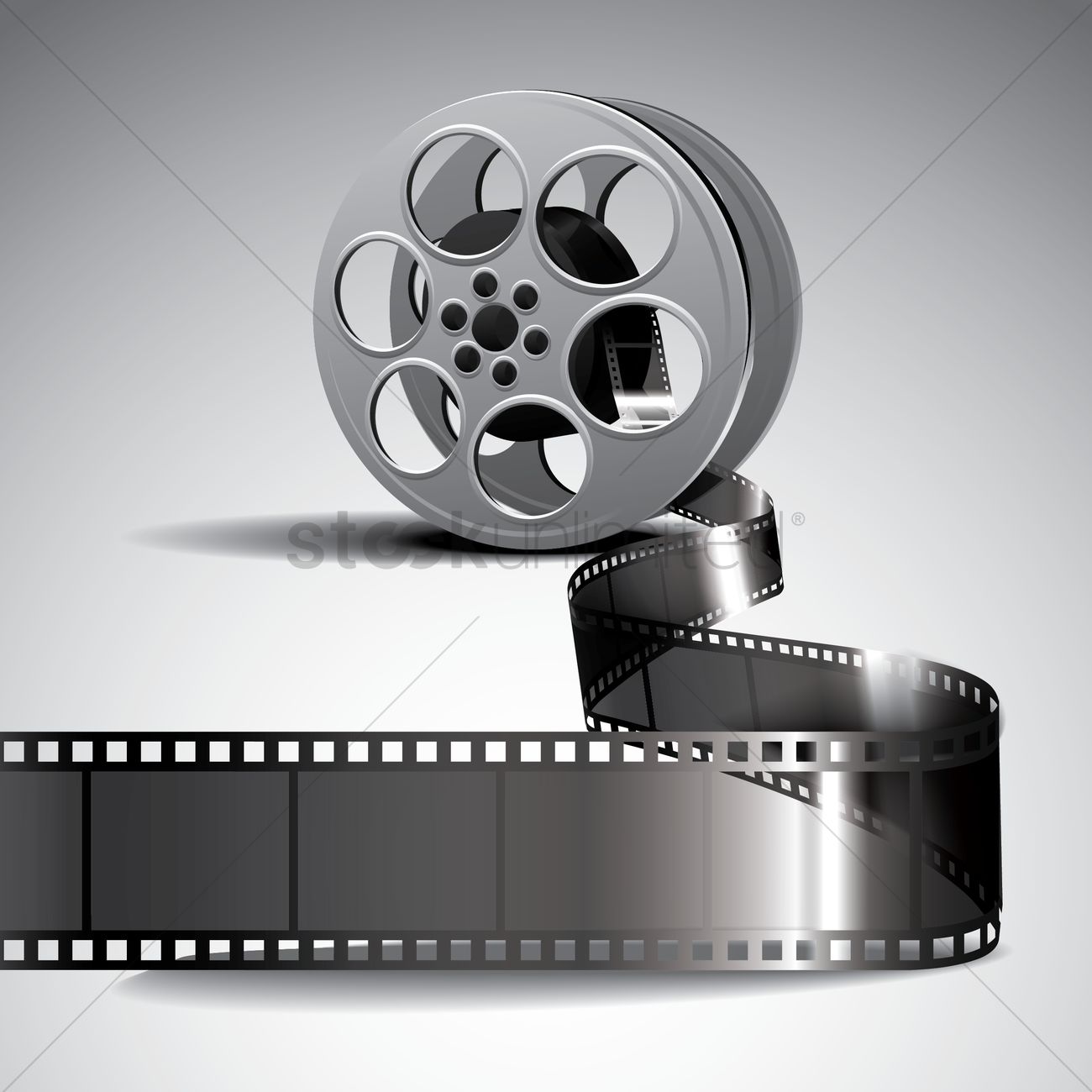 1300x1300 Film Reel Vector Image