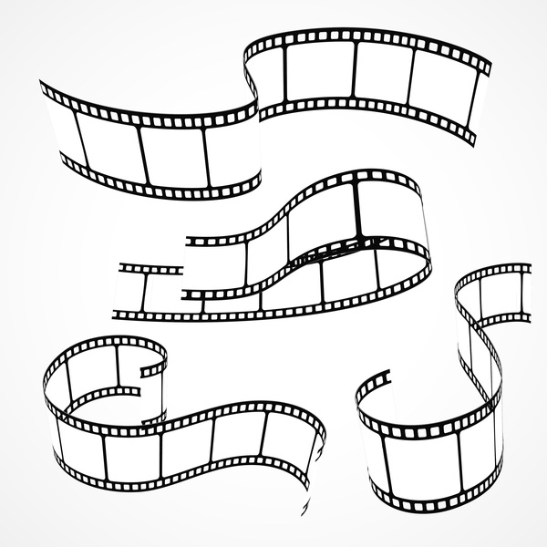 600x600 Hand Drawn Film Reel Vector Free Download