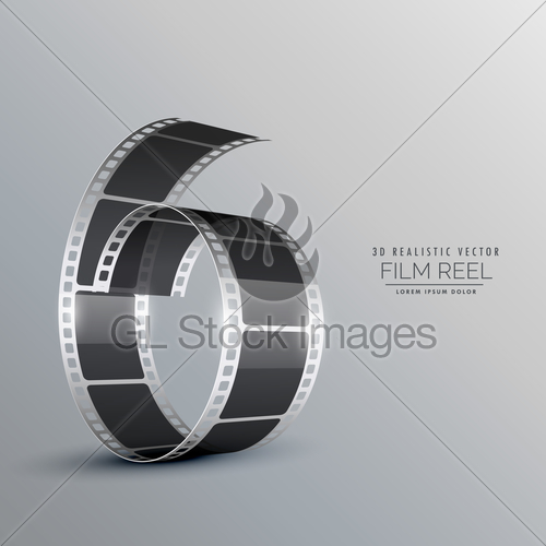 Film Reel Vector Background
