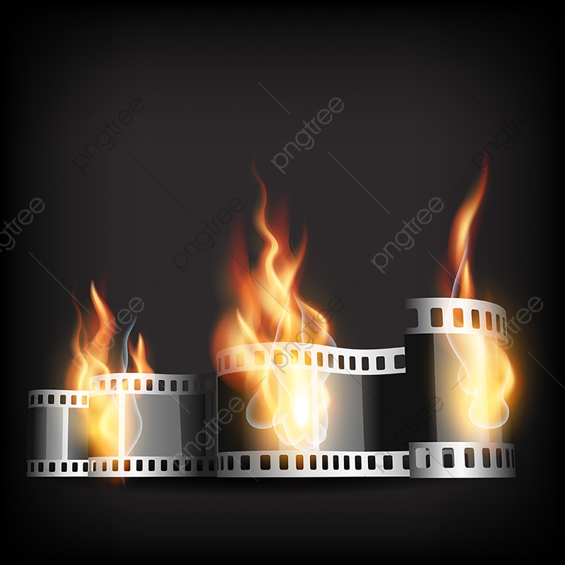 800x800 Film Reel Vector, Black Png And Vector With Transparent