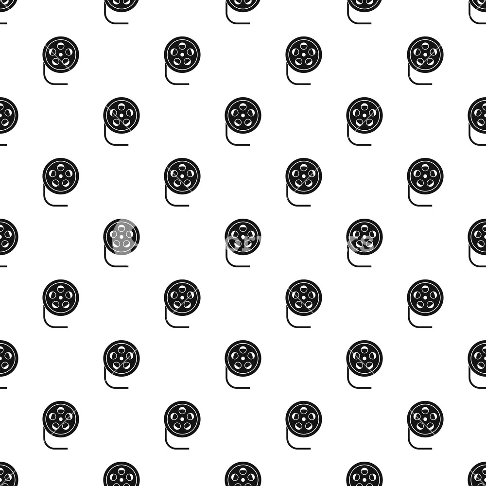 1000x1000 Film Reel Pattern Simple Illustration Of Film Reel Vector Pattern