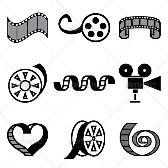 590x590 Cliparts For Free Download Film Clipart Movie Icon Vector