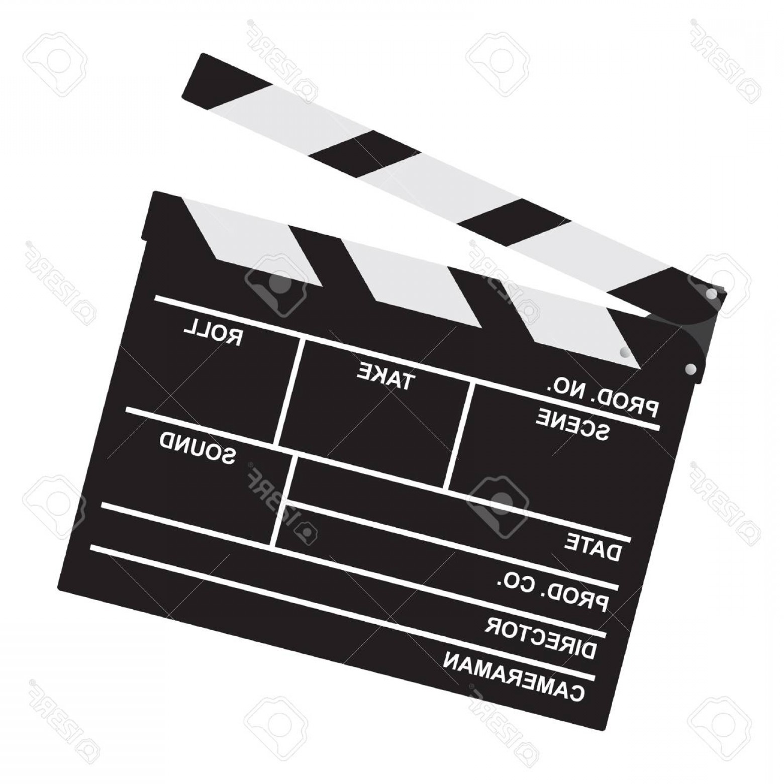 Film Slate Vector at Vectorified.com | Collection of Film Slate Vector ...