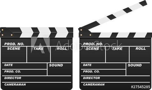 500x297 Vector Film Slate