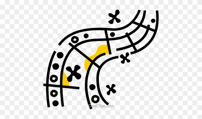 840x497 Film Strips And Post Production Royalty Free Vector