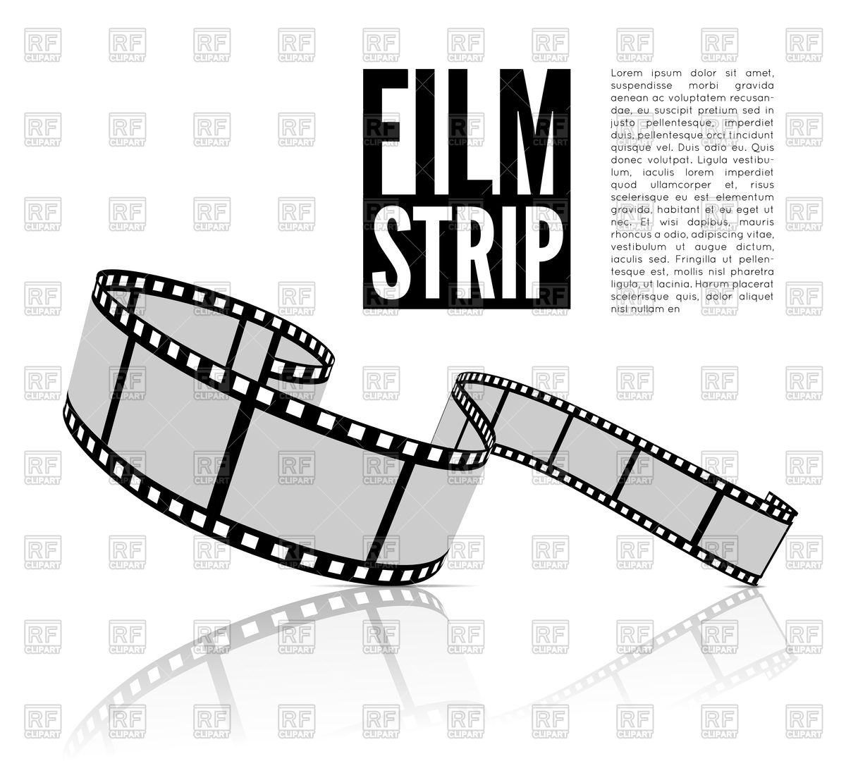 1200x1107 Film Strip Vector Image Of Design Elements