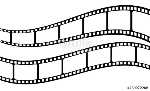 500x305 Film Strip Collection Vector Template Stock Image And Royalty