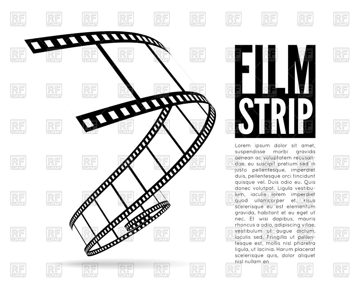 1200x964 Film Strip Design Vector Image Of Conceptual