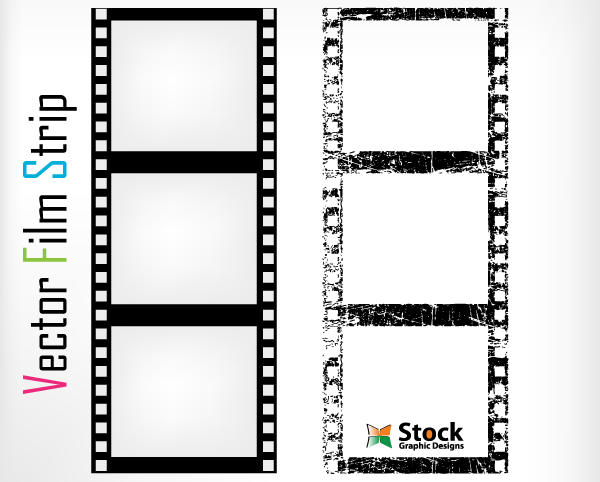 600x482 Free Film Strip Vector Art Vector Photoshop Brushes Stock