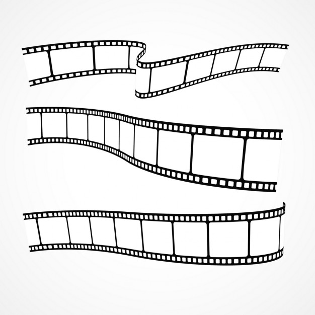 626x626 Collection Of Film Strips Vector Free Download