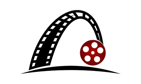 450x270 Dynamic Filmstrip Logo Design Template Vector Royalty Free Vector