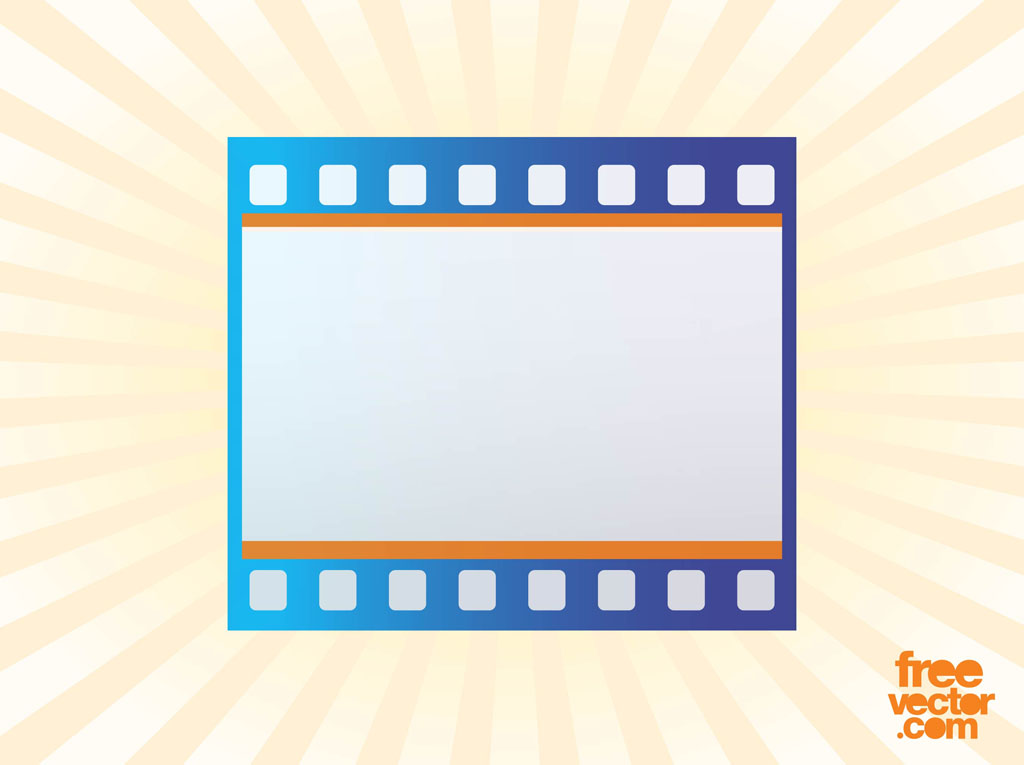 1024x765 Film Strip Icon Vector Vector Art Graphics