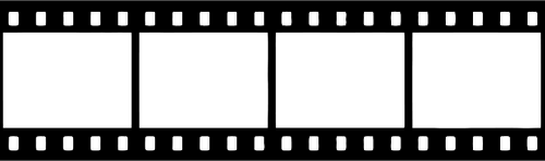 500x148 Filmstrip Vector Image
