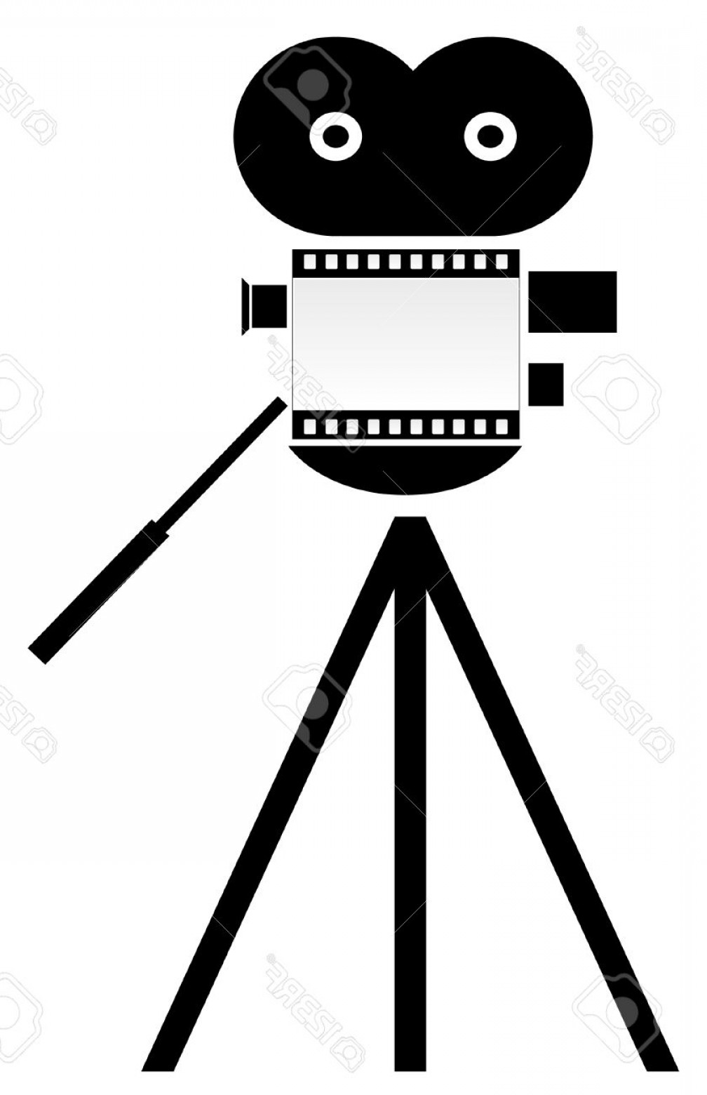 1008x1560 Photomovie Camera With Body Of Camera As Film Strip Vector Soidergi