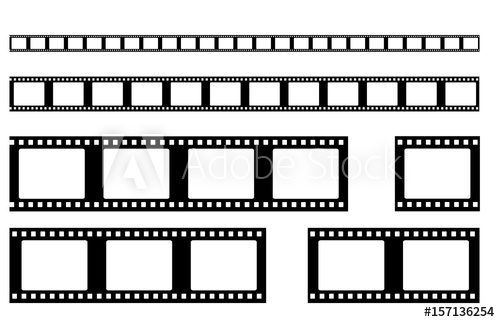 500x322 Film Strip Vector