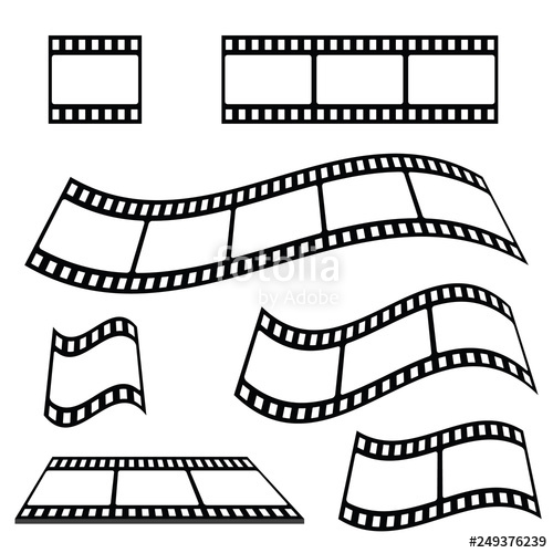 500x500 Film Strip Vector Stock Image And Royalty Free Vector