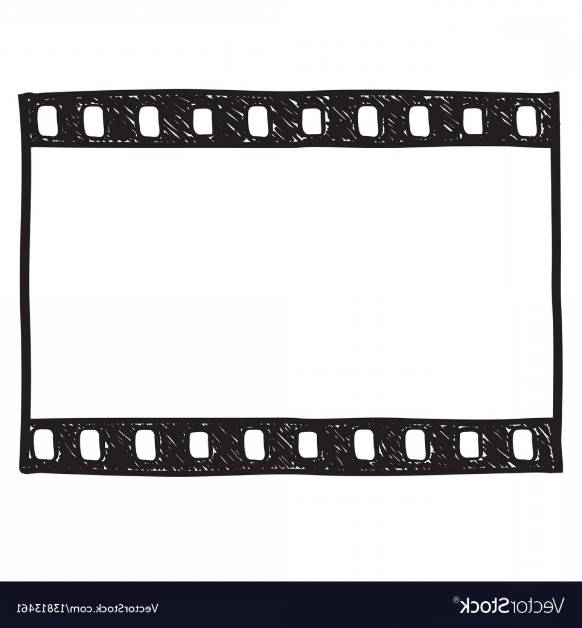 1200x1296 Film Strip Background Empty Film Frame Sketch Vector Newwaysys