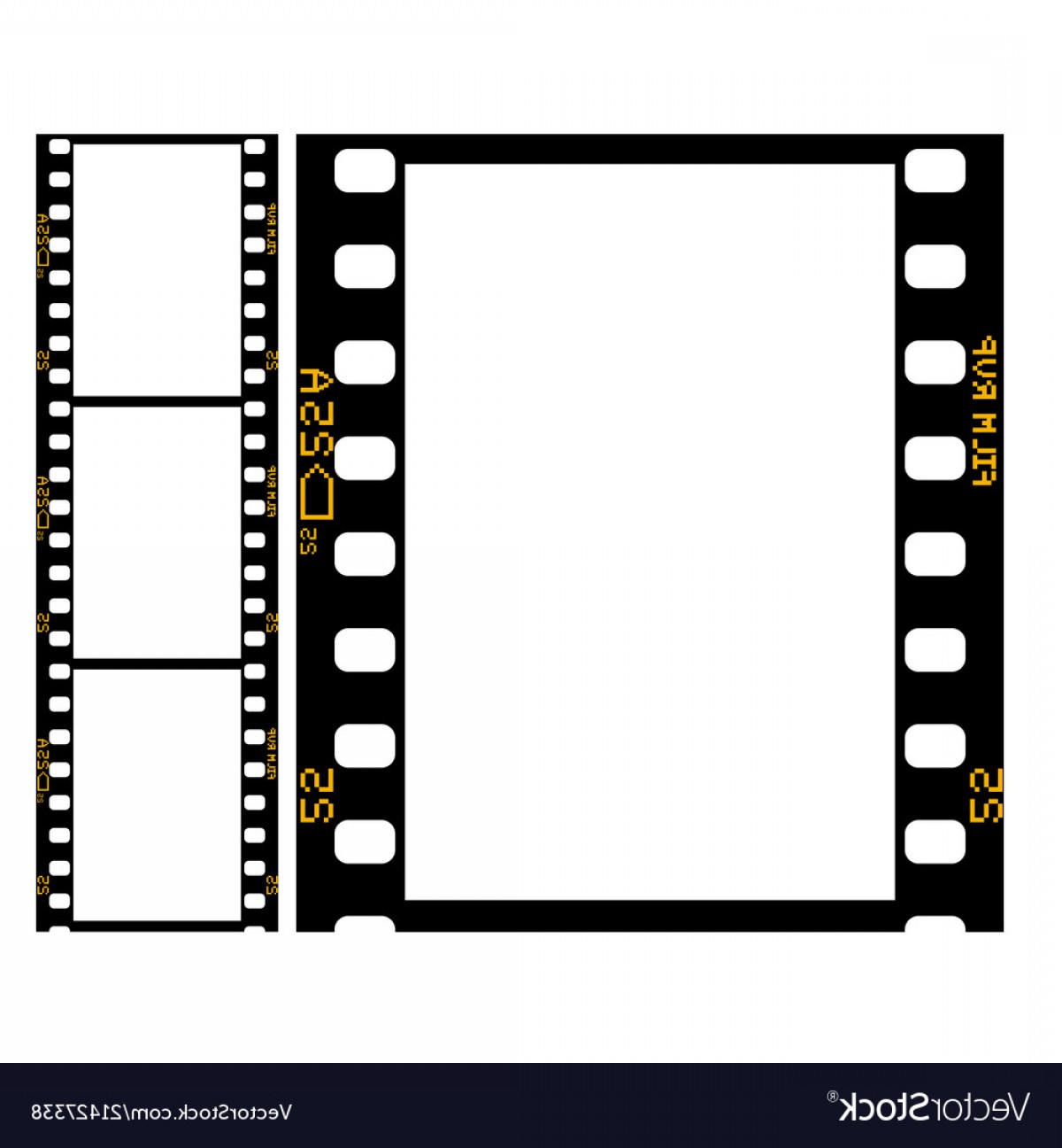 1200x1296 Film Strip Frame Of Retro Film For Photograph Vector Newwaysys