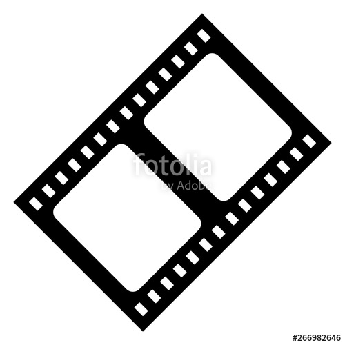 500x500 Film Strip Vector Icon Stock Image And Royalty Free Vector