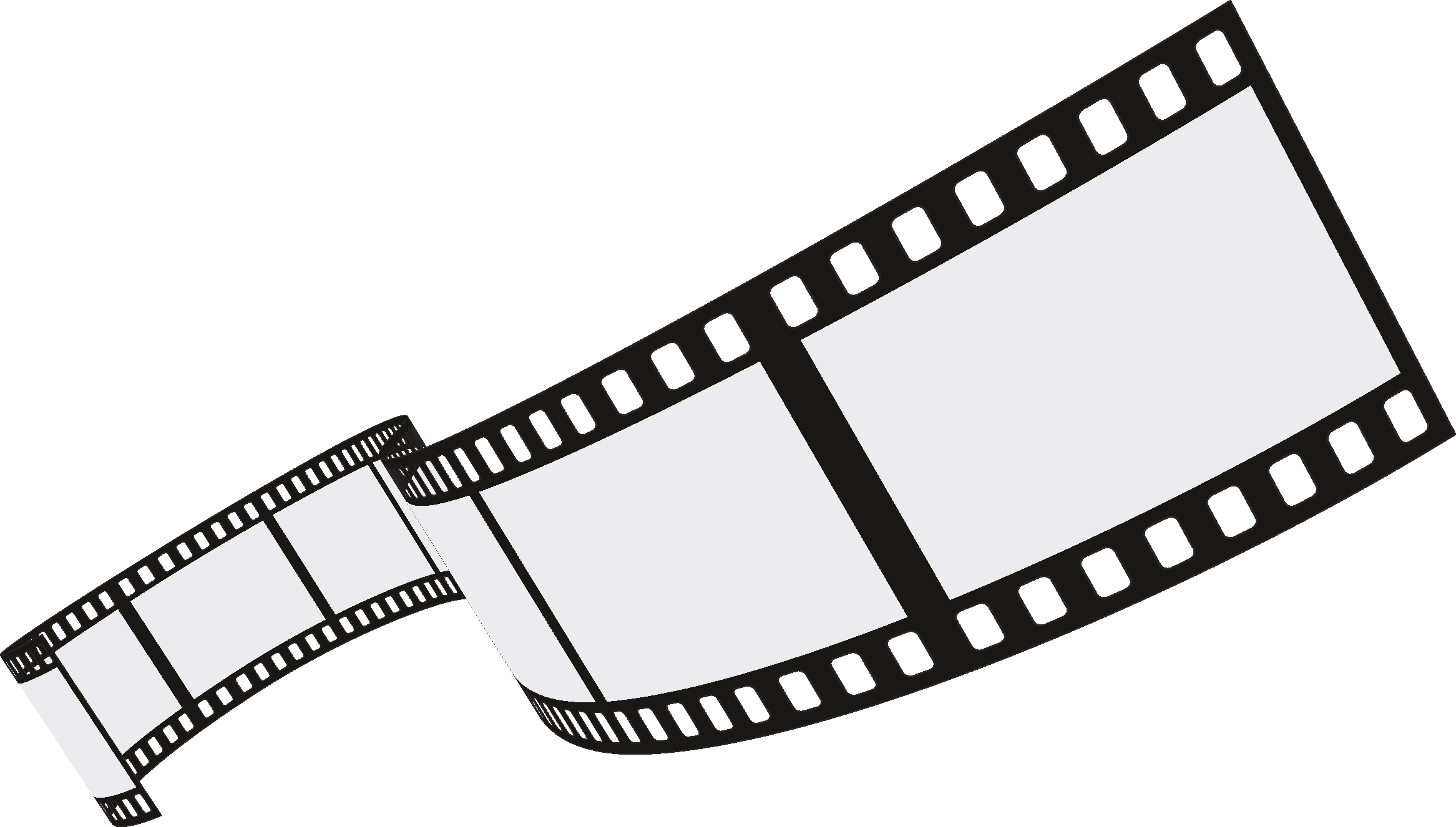 2333x1326 Vvdf In Film Strip, Vector Icons