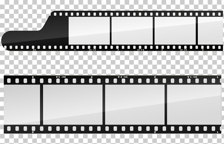 728x468 Filmstrip Template, Black And White Frame Assignment, Black