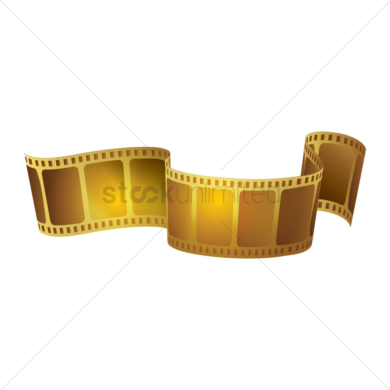 1300x1300 Filmstrip Vector Image