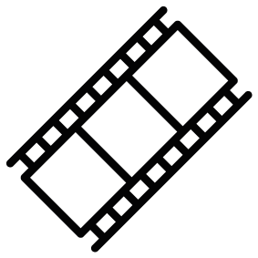 283x283 Film Strip Silhouette Silhouette Of Film Strip