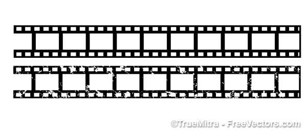 White And Black Film Strips Vector Vector Free Download 600x258 White And Black Film Strips Vector Vector Free Download