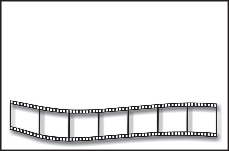 Рамка для презентации кинопленка