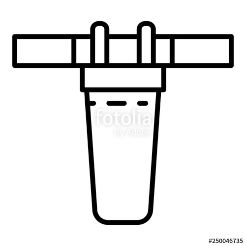 500x500 Mineral Water Filter Icon Outline Mineral Water Filter Vector