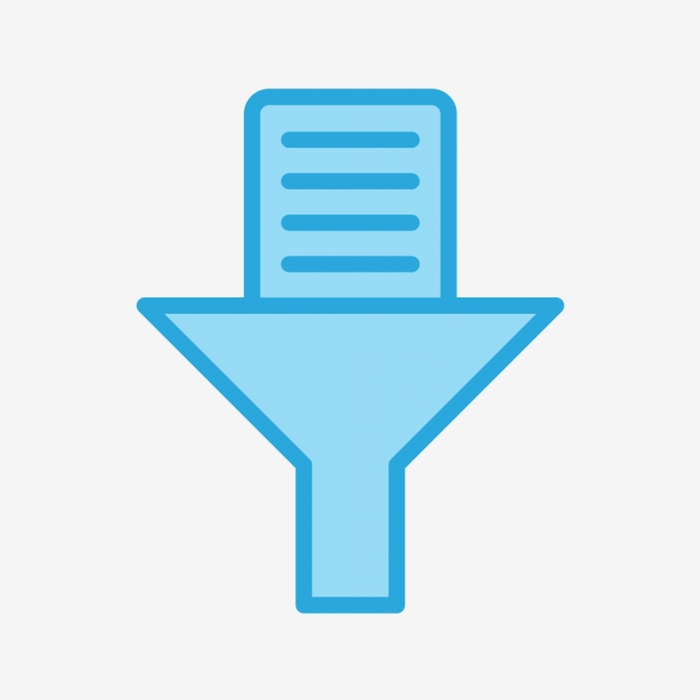 640x640 Vector Document Filter Icon, Document, File, Filter Png And Vector