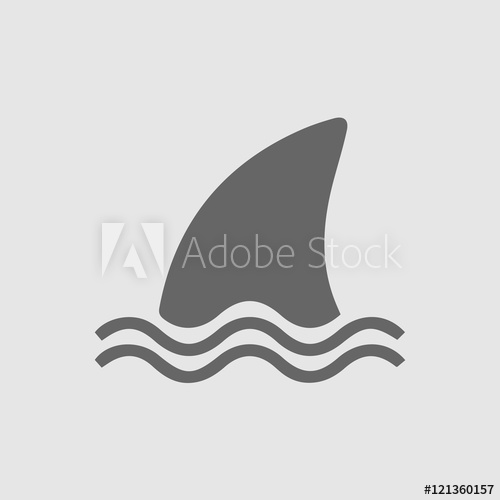 Shark Fin Vector Icon Shark Danger Simple Isolated Symbol Marine 500x500 Shark Fin Vector Icon Shark Danger Simple Isolated Symbol Marine