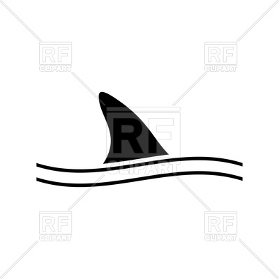 Fin Of Shark Black Icon Vector Image Of Icons And Emblems 400x400 Fin Of Shark Black Icon Vector Image Of Icons And Emblems