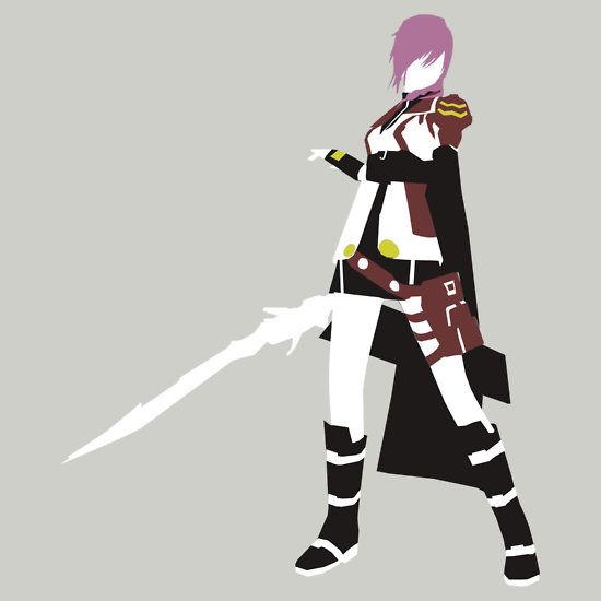 550x550 Lightning Vector T Shit Design Final Fantasy Final Fantasy