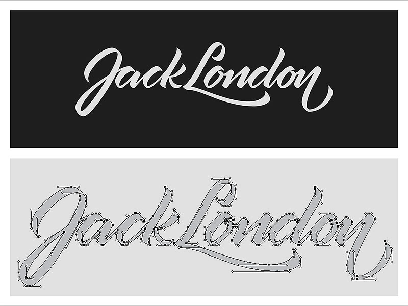 800x600 Jack London, Final Vector Version