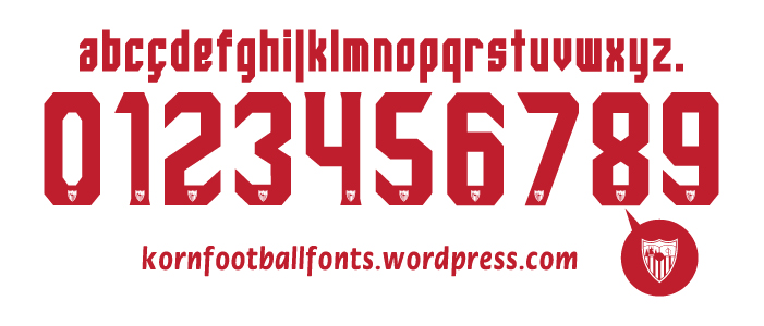 701x300 Sevilla Europa Cup Final Vector Font Kornfootballfonts